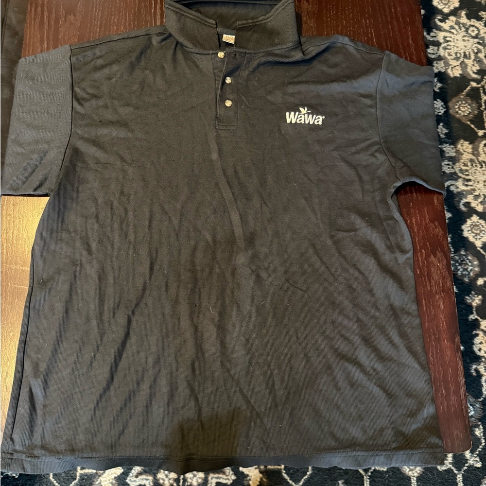 Wawa Men's Classic Black Polo Shirt